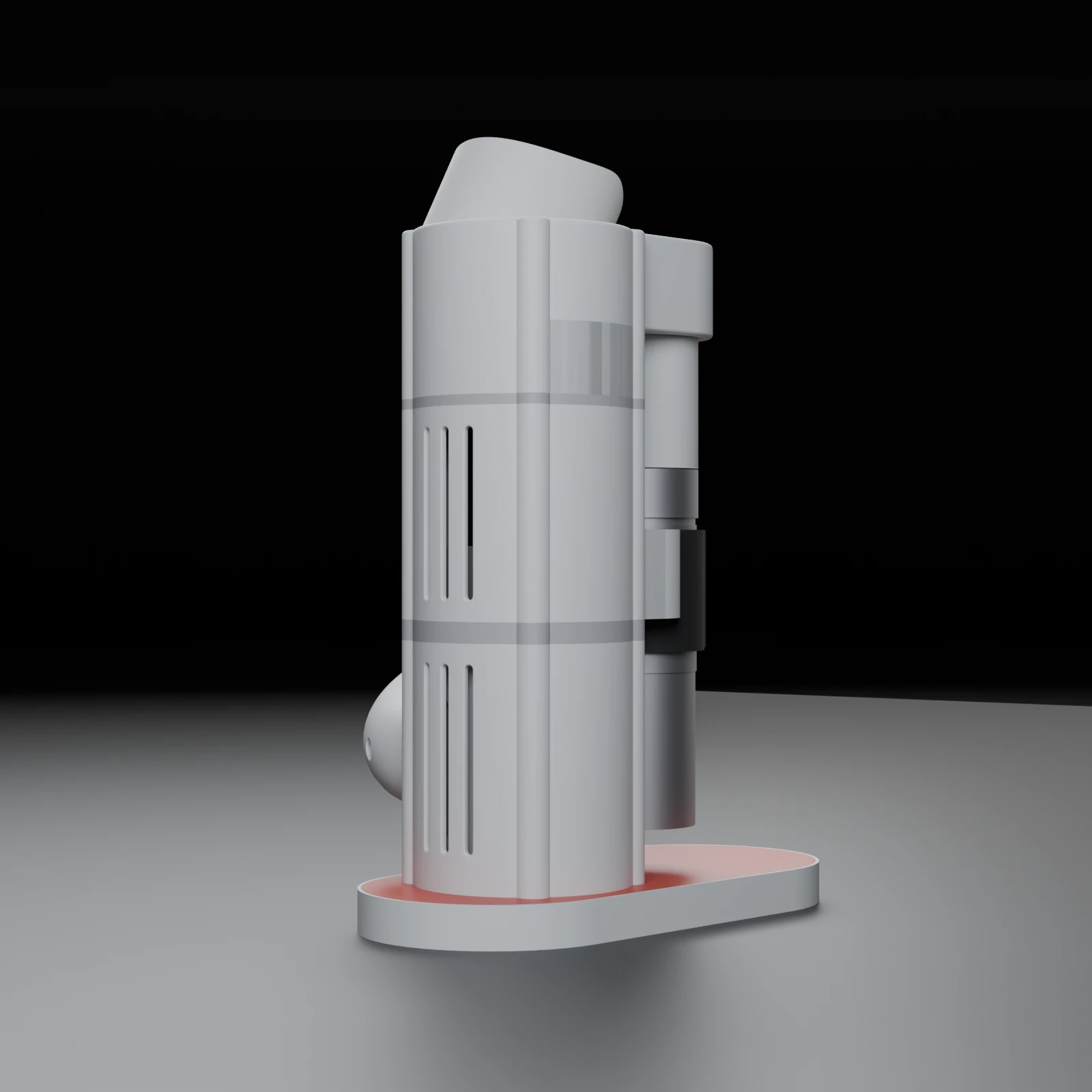 Coffee grinder, rear angle